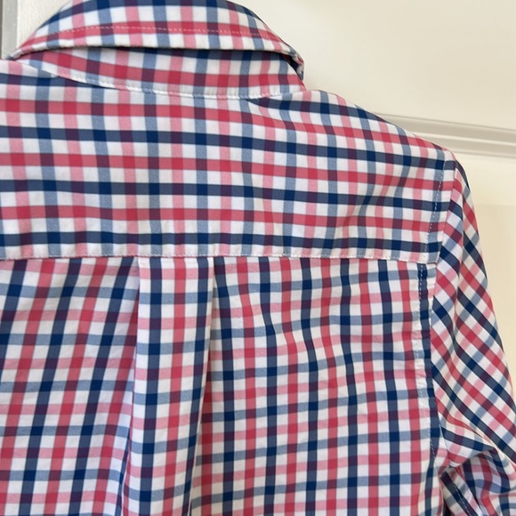 Vineyard Vines Performance Blend Fabric Moisture Wicking Plaid Whale Shirt 3T - Picture 6 of 10